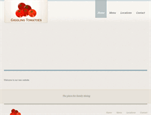 Tablet Screenshot of gigglingtomatoes.com